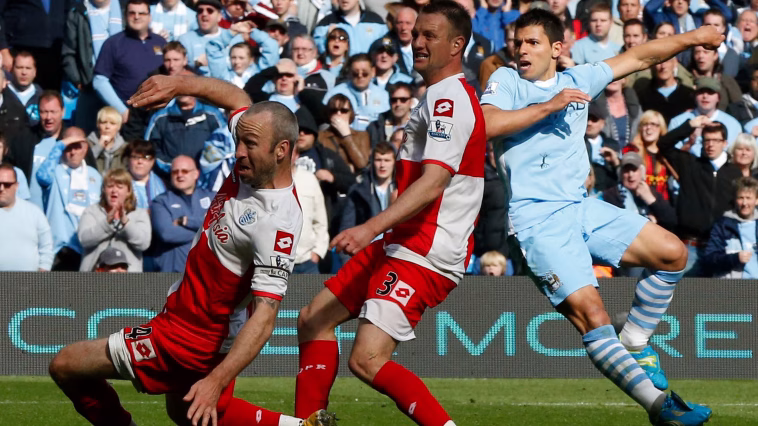 Sergio Agüero wa Manchester City alifunga bao lililowapatia ubingwa wao wa kwanza wa Premier League mwaka 2012, lakini kutokana na hukumu za kupatikana na hatia, huenda bao hilo lisiwe na maana yoyote.
